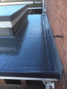 Flat roof covering